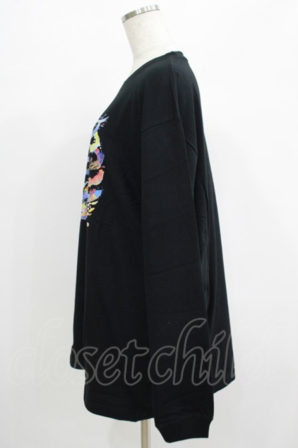 画像2: QOOZA / QOOZA×zumi Costal Long Sleeve Tee  黒 H-25-07-06-050-PU-TO-KB-ZI (2)