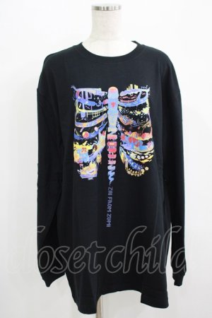 画像: QOOZA / QOOZA×zumi Costal Long Sleeve Tee  黒 H-25-07-06-051-PU-TO-KB-ZH