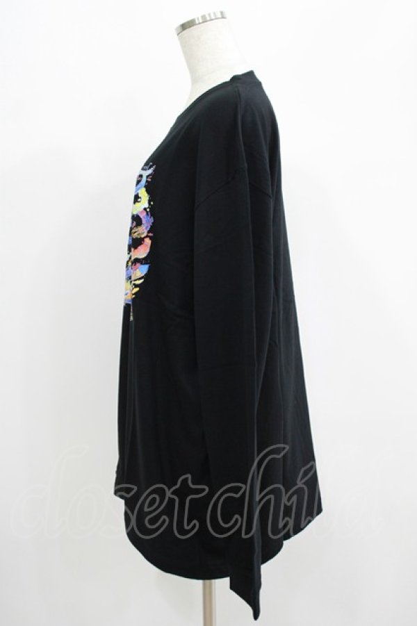 画像2: QOOZA / QOOZA×zumi Costal Long Sleeve Tee  黒 H-25-07-06-054-PU-TO-KB-ZY (2)