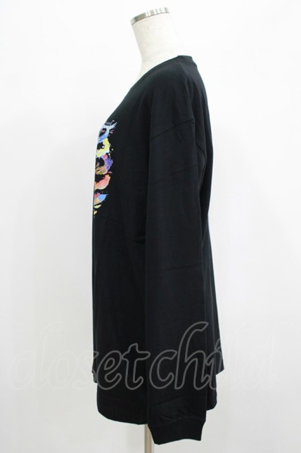 画像2: QOOZA / QOOZA×zumi Costal Long Sleeve Tee  黒 H-25-07-06-056-PU-TO-KB-ZH (2)
