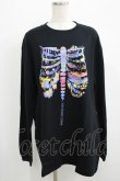画像1: QOOZA / QOOZA×zumi Costal Long Sleeve Tee  黒 H-25-07-06-058-PU-TO-KB-ZH (1)