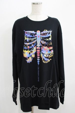 画像: QOOZA / QOOZA×zumi Costal Long Sleeve Tee  黒 H-25-07-06-059-PU-TO-KB-ZH