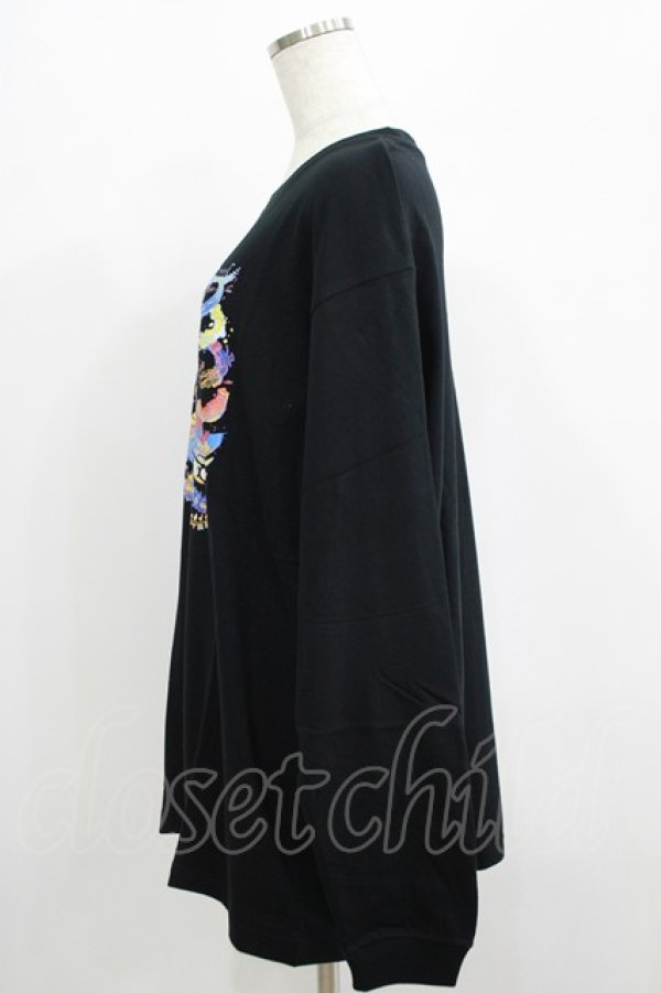 画像2: QOOZA / QOOZA×zumi Costal Long Sleeve Tee  黒 H-25-07-06-059-PU-TO-KB-ZH (2)