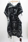 画像1: KILL STAR / HEAVY AND DOOMED BEACH TOWEL  黒 H-25-07-06-060-SL-ZA-KB-ZH (1)