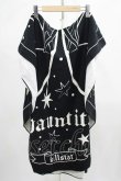 画像2: KILL STAR / HAUNT IT COFFIN TOWEL  黒 H-25-07-06-062-SL-ZA-KB-ZH (2)