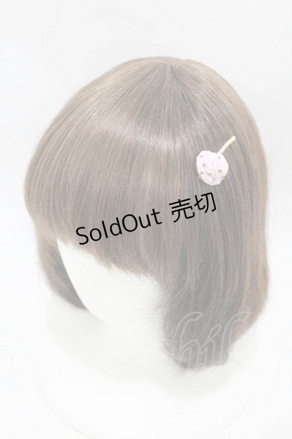 画像1: Q-pot. / ブルーベリープチアイスクリームヘアピン  ブルーベリー H-25-07-06-1005-QP-AC-KB-ZH (1)