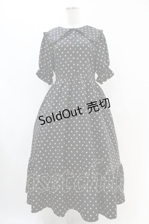 画像1: m petit by misako / ナシジドットワンピース L ブラック H-25-07-06-1038-LO-OP-NS-ZH (1)