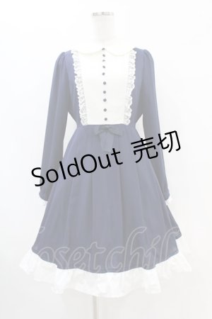 画像: axes femme POETIQUE / ヨーク切替ワンピース M ネイビー H-25-07-06-1039-AX-OP-NS-ZH