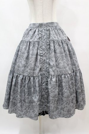 画像: m petit by misako / NINA’Sコラボ トワルドジュイリバーシブルスカート L グレー/ブラックリバーシブル H-25-07-06-1049-LO-SK-NS-ZH