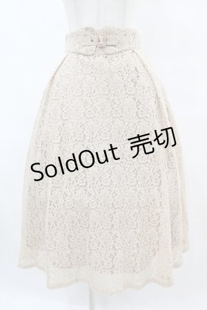 画像: an another angelus / 総レースフレアースカート Free PINK BEIGE H-25-07-06-1051-CA-SK-NS-ZH