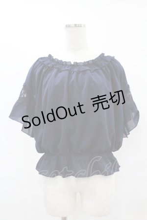 画像: axes femme / シフォントップス M ネイビー H-25-07-06-1059-AX-BL-NS-ZH