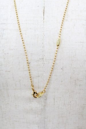 画像: Q-pot. / エラベルシアワセボールチェーン 60cm ゴールド H-25-07-06-1025-QP-AC-KB-ZH