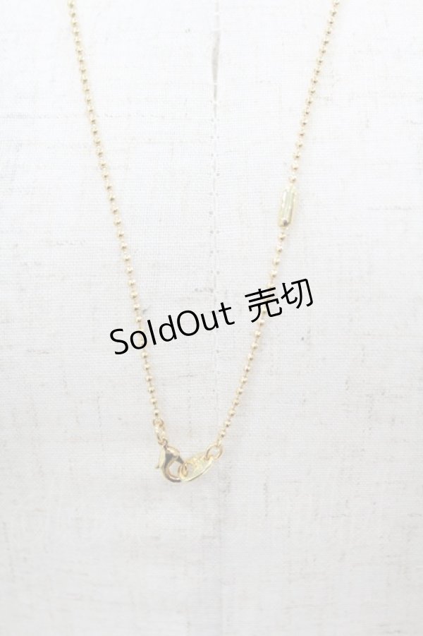 画像1: Q-pot. / エラベルシアワセボールチェーン 60cm ゴールド H-25-11-04-1011-QP-AC-KB-ZH (1)