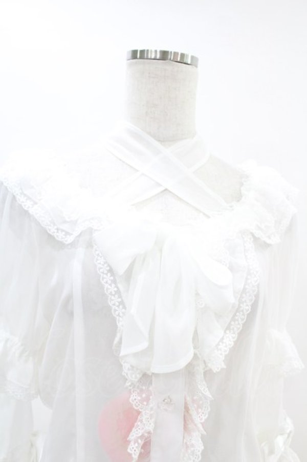 【限定値下げ】シフォンプリンセスドレスブラウス オフ白 BABY BABY,THE STARS SHINE BRIGHT / シフォンプリンセスドレス