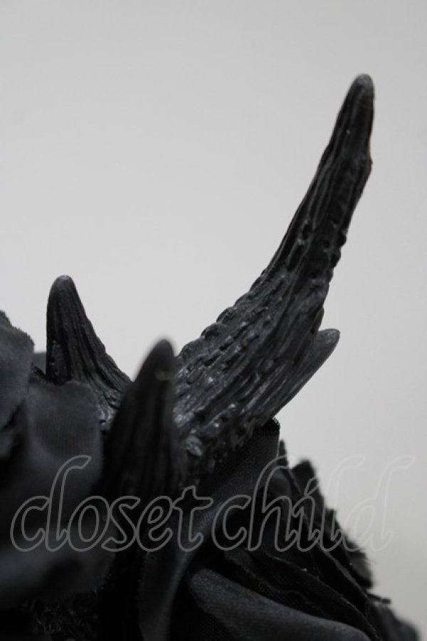 画像3: Restyle / Antlers roses and beads  黒 H-25-07-06-067-GO-AC-KB-ZH (3)