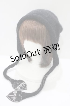 画像: MORPH8NE / IGNORED EAR FLAP HAT  黒 H-25-07-06-071-PU-AC-KB-ZH