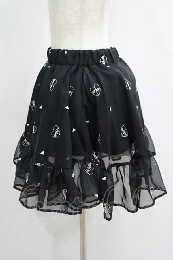 画像2: MORPH8NE / EMOTIONAL SKIRT  ブラック H-25-07-06-008-PU-SK-KB-ZH (2)