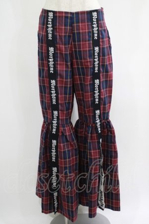 画像: MORPH8NE / FIG-LEAF PANT L ネイビーミックスチェック H-25-07-06-009-PU-PA-KB-ZH