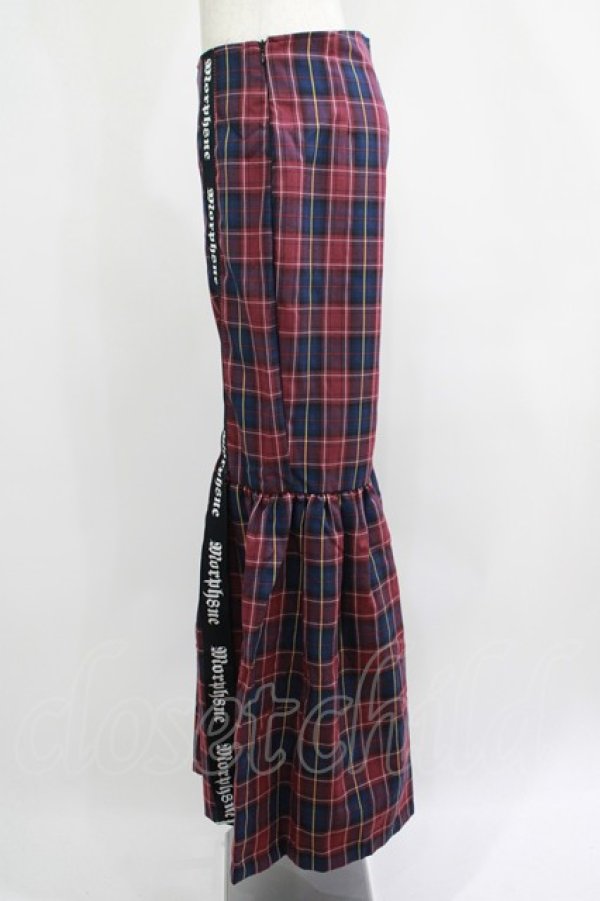 画像2: MORPH8NE / FIG-LEAF PANT L ネイビーミックスチェック H-25-07-06-009-PU-PA-KB-ZH (2)