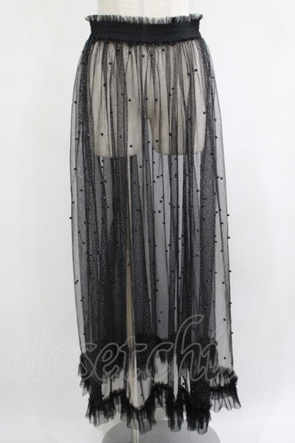 画像1: MORPH8NE / MIDNIGHT SKIRT  黒 H-25-07-06-010-PU-SK-KB-ZH (1)