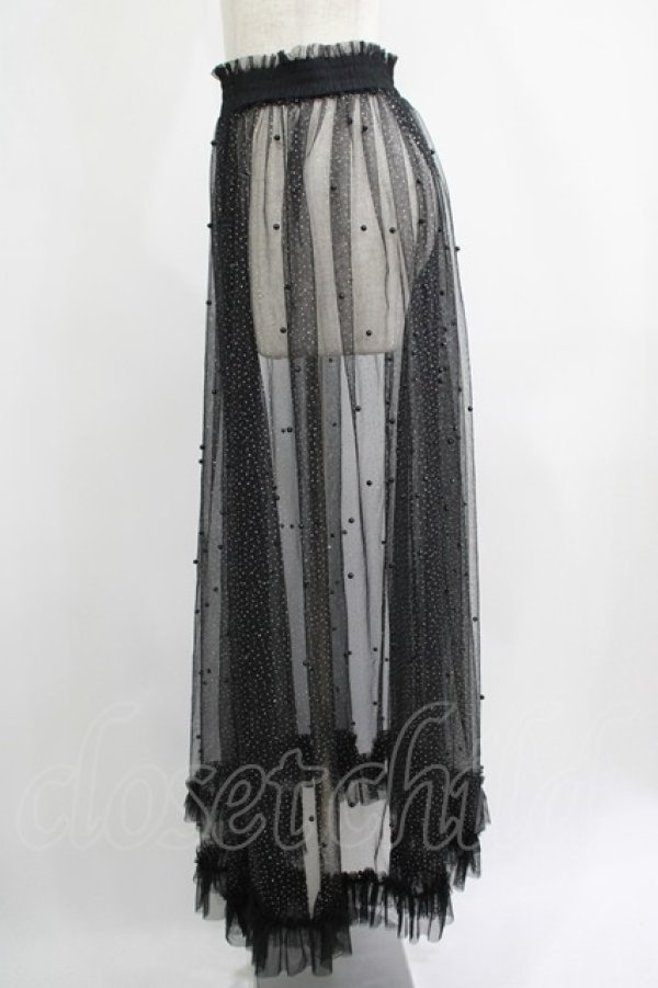 画像2: MORPH8NE / MIDNIGHT SKIRT  黒 H-25-07-06-010-PU-SK-KB-ZH (2)