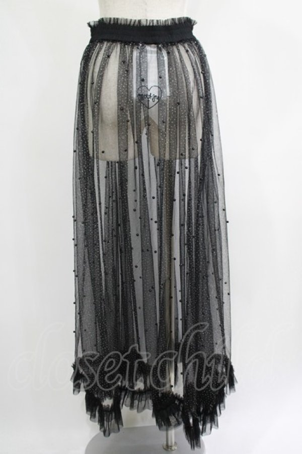 画像3: MORPH8NE / MIDNIGHT SKIRT  黒 H-25-07-06-010-PU-SK-KB-ZH (3)