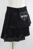 画像1: MORPH8NE / STUDENT SKIRT M ブラック H-25-07-06-015-PU-SK-KB-ZH (1)