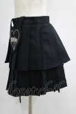 画像2: MORPH8NE / STUDENT SKIRT M ブラック H-25-07-06-015-PU-SK-KB-ZH (2)