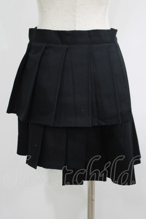 画像3: MORPH8NE / STUDENT SKIRT M ブラック H-25-07-06-015-PU-SK-KB-ZH (3)