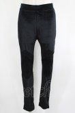 画像1: Restyle / Beaded leggings L ブラック H-25-07-06-017-GO-PA-KB-ZH (1)