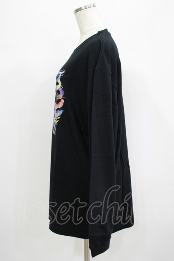 画像2: QOOZA / QOOZA×zumi Costal Long Sleeve Tee  黒 H-25-07-06-023-PU-TO-KB-ZH (2)