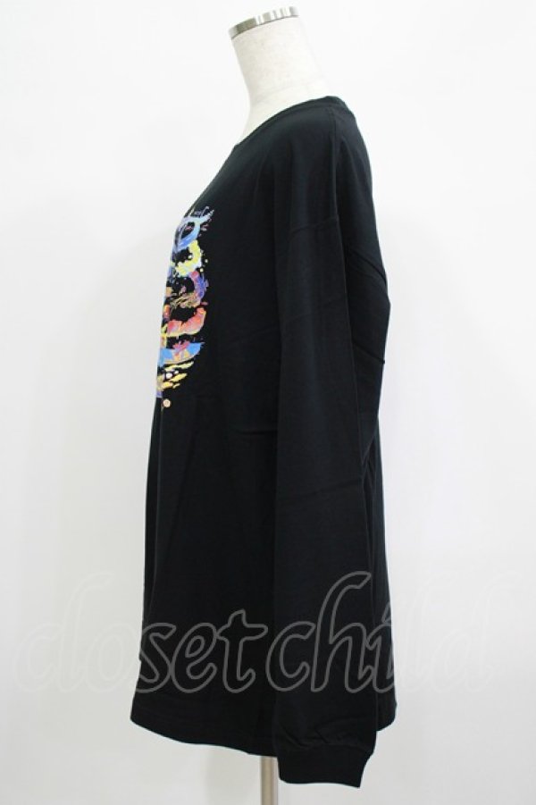 画像2: QOOZA / QOOZA×zumi Costal Long Sleeve Tee  黒 H-25-07-06-025-PU-TO-KB-ZH (2)