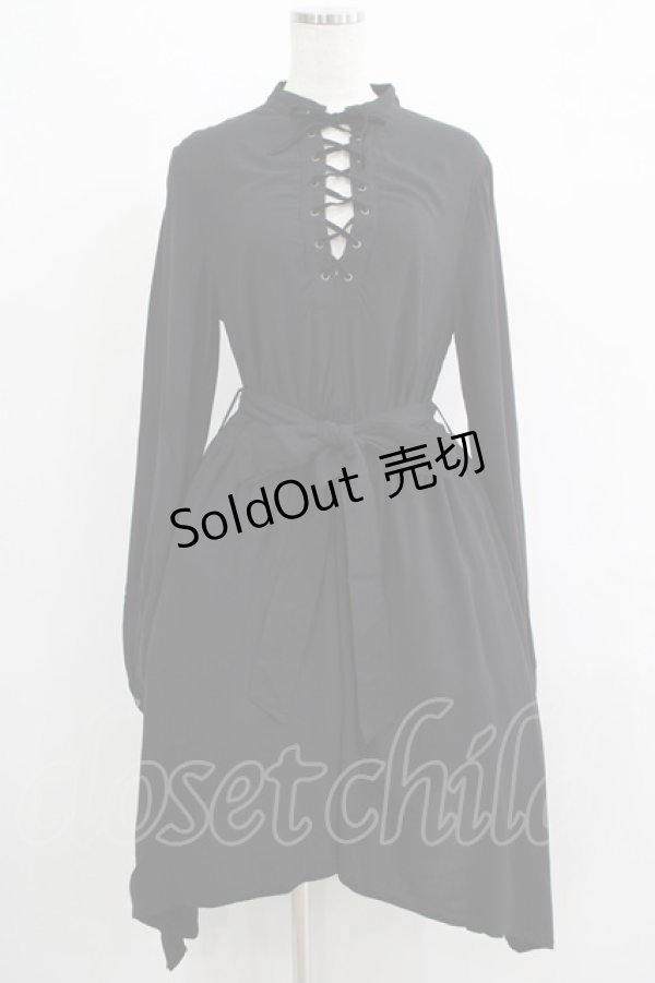 画像1: KILL STAR / DUALITY DRESS S ブラック H-25-10-24-040-SL-OP-KB-ZH (1)