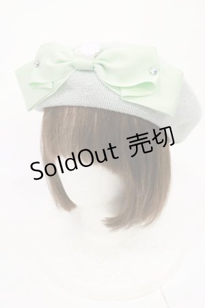 画像: Enchantlic Enchantilly / リボンベレー帽  ミント　H-25-07-07-1036-LO-AC-NS-ZH