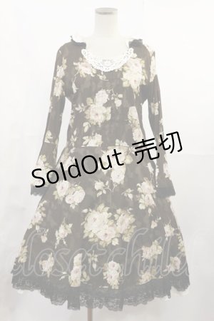画像: SERAPHIM / ローズペタルワンピース Free ブラウン H-25-07-07-1006-LO-OP-NS-ZH