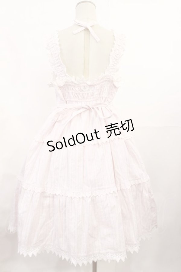 画像3: BABY,THE STARS SHINE BRIGHT / からみ3段ティアードジャンパースカート Free ピンク/ピンク H-25-07-07-1002-BA-OP-NS-ZH (3)
