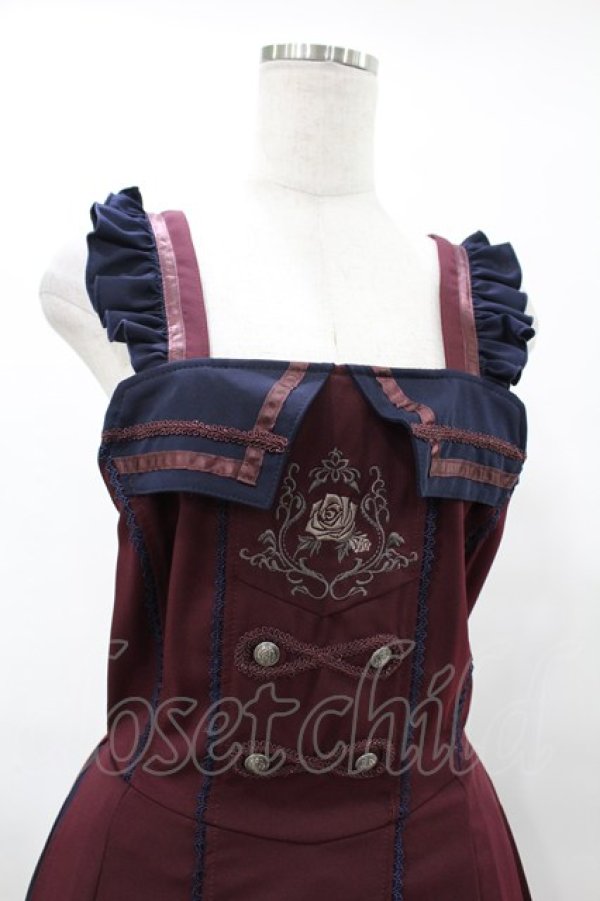 ozz oneste 薔薇スカート 青×黒 OZZON JAPAN / OZZONESTE薔薇