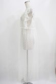 画像2: merry jenny / チュールレースシアーワンピース  白 H-25-07-08-1038-LO-OP-KB-ZH (2)