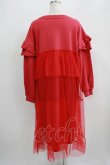 画像3: Candy Stripper / DOT TULLE SWITCHED ONE-PIECE  レッド H-25-07-08-1039-PU-OP-KB-ZH (3)