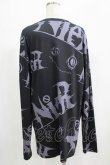 画像3: NieR Clothing / プリントロングトップス  黒 H-25-07-08-1046-PU-TO-KB-ZH (3)