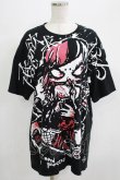 画像1: HYPER CORE / 承認欲求がぁる2Tシャツ  黒 H-25-07-08-1059-PU-TO-KB-ZH (1)