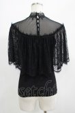 画像3: PUNK RAVE / Gothic Lace Shrug Shawl T-shirts F 黒 H-25-07-08-1060-PU-TO-KB-ZH (3)