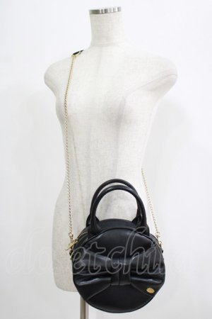画像: Leur Getter / 2WayリボンBag  ブラック H-25-07-08-1066-LU-BG-KB-ZH