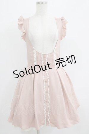 画像: LIZ LISA / リボン刺繍ジャンスカ Free ピンク H-25-07-09-033-LO-OP-NS-ZH
