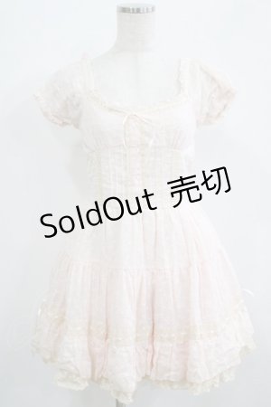 画像: LIZ LISA / 花柄レースワンピース Free ピンク H-25-07-09-039-LO-OP-NS-ZH
