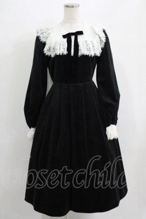 画像: axes femme kawaii / ベロアワンピース M ブラック H-25-07-09-041-AX-OP-NS-ZH