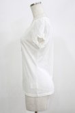 画像2: Ank Rouge / カトラリープリントTシャツ M オフ H-25-07-09-065-CA-TS-NS-ZH (2)