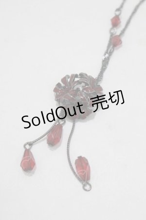 画像: axes femme / 彼岸花モチーフネックレス  シルバー H-25-07-09-074-AX-AC-NS-ZH