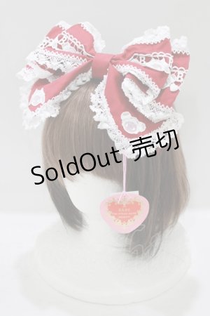画像: BABY,THE STARS SHINE BRIGHT / くみゃちゃんのHeart Sugar Decorationカチューシャ  エンジ H-25-07-09-075-BA-AC-NS-ZH