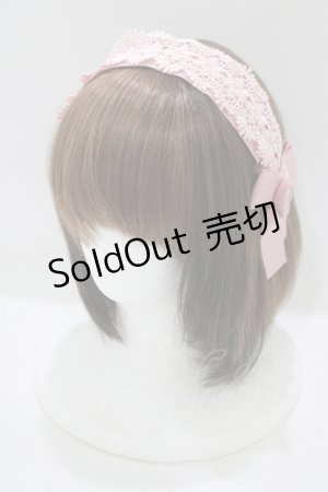 画像: m petit by misako / TT*AMレースカチューシャ  ピンク H-25-07-09-076-LO-AC-NS-ZH